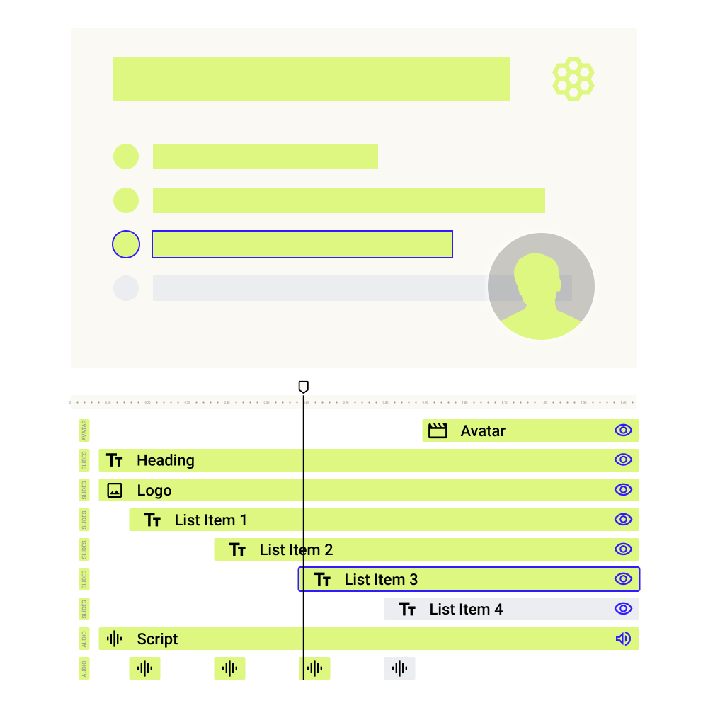 Guides Attention with Smart Animations and Audio Cues